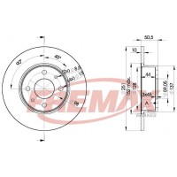 BD-4070 FREMAX Гальмівний диск