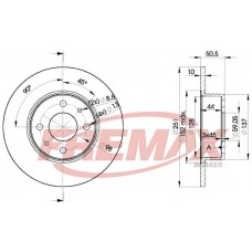 BD-4070 FREMAX Гальмівний диск