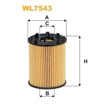 WL7543 WIX FILTERS Масляний фільтр