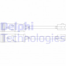 LZ0204 DELPHI Сигналізатор зносу гальмівних колодок