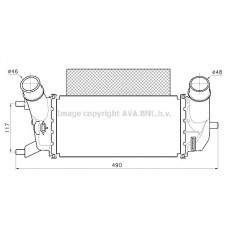FD4702 AVA QUALITY COOLING Интеркулер