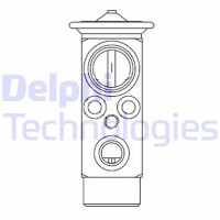 CB1020V DELPHI Розширювальний клапан кондиціонера