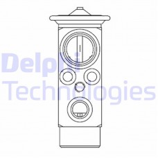 CB1020V DELPHI Розширювальний клапан кондиціонера