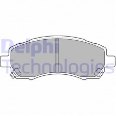 LP1545 DELPHI КомплеК т гальмівних колодок, дискове гальмо