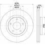 ND3038K NISSHINBO Гальмівний диск