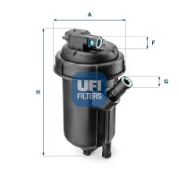 55.125.00 UFI Паливний фільтр