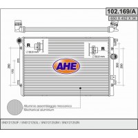 102.169/A AHE Радіатор охолодження двигуна