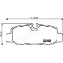 PP-0528AF JAPANPARTS Комплект гальмівних колодок дисковий гальм