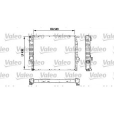 819422 VALEO Радіатор охолодження двигуна