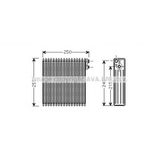 TOV389 AVA QUALITY COOLING Випарник кондиціонера