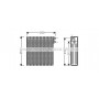 TOV389 AVA QUALITY COOLING Випарник кондиціонера