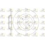 61457.00 ROADHOUSE Гальмівний диск