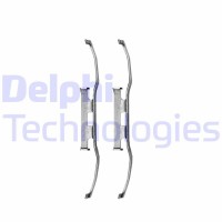 LX0309 DELPHI Комплектуючі колодки дискового гальма