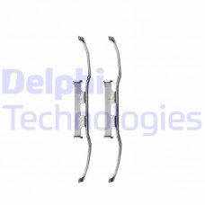 LX0309 DELPHI Комплектуючі колодки дискового гальма