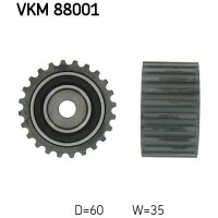 VKM 88001 SKF Паразитный / Ведущий ролик, Зубчастий ремінь