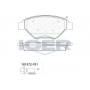181572-701 ICER Комплект гальмівних колодок дисковий гальм