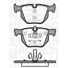 363916060486 MAGNETI MARELLI Комплект гальмівних колодок дисковий гальм