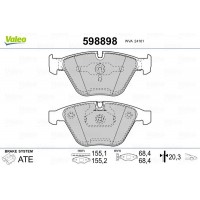 598898 VALEO КомплеК т гальмівних колодок, дискове гальмо