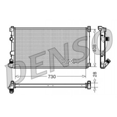 DRM23092 DENSO Радіатор охолодження двигуна