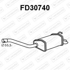 FD30740 VENEPORTE Глушник вихлопних газів кінцевий