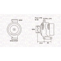 063731855010 MAGNETI MARELLI Генератор