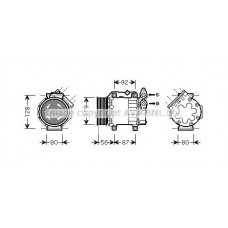 FDAK431 AVA QUALITY COOLING Компресор кондиціонера
