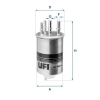 24.190.00 UFI Паливний фільтр