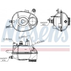 996201 NISSENS Компенсаційний бак охолоджувальна рідина
