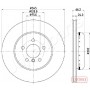 DP-0115C JAPANPARTS Гальмівний диск