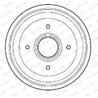FDR329701 FERODO Гальмівний барабан