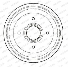 FDR329701 FERODO Гальмівний барабан