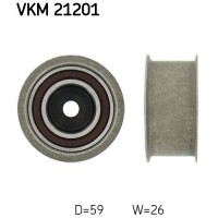 VKM 21201 SKF Паразитный / Ведущий ролик, Зубчастий ремінь