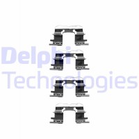 LX0333 DELPHI Комплектуючі колодки дискового гальма