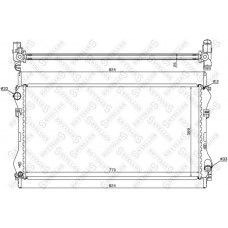 10-25375-SX STELLOX Радіатор охолодження двигуна