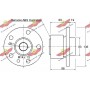 01.97713 AUTOKIT Комплект підшипника ступиці колеса