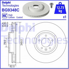 BG9348C DELPHI Гальмівний диск