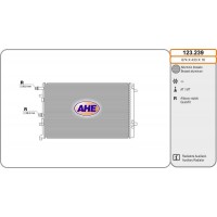 123.239 AHE Радіатор охолодження двигуна