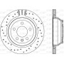 BDRS2220.25 OPEN PARTS Гальмівний диск