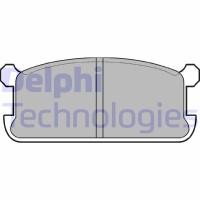 LP286 DELPHI Комплект гальмівних колодок дисковий гальм