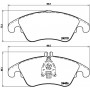 FK20114 KAISHIN Комплект гальмівних колодок дисковий гальм