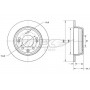 TX 70-51 TOMEX Brakes Гальмівний диск