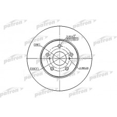 PBD4204 PATRON Гальмівний диск