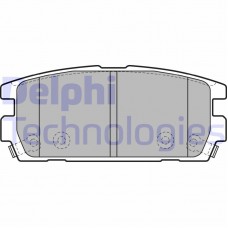 LP1930 DELPHI Комплект гальмівних колодок дисковий гальм