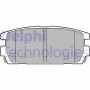 LP1930 DELPHI Комплект гальмівних колодок дисковий гальм