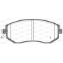 BPA0951.04 OPEN PARTS Комплект гальмівних колодок дисковий гальм