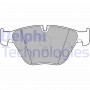 LP2245 DELPHI Комплект гальмівних колодок дисковий гальм