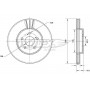 TX 70-44 TOMEX Brakes Гальмівний диск
