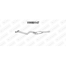 VW80147 VENEPORTE Глушник вихлопних газів кінцевий