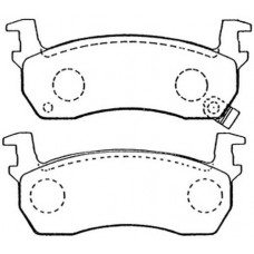 FP0308 FIT Комплект гальмівних колодок дисковий гальм