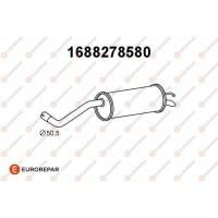 1688278580 EUROREPAR Глушник вихлопних газів кінцевий